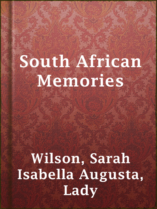 Cover image for South African Memories